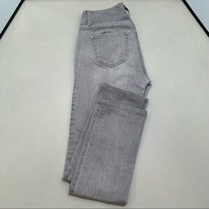 CAbi Jeans Adult 2 Gray Style #332 Lou Lou Mid Rise Slim Straight Women